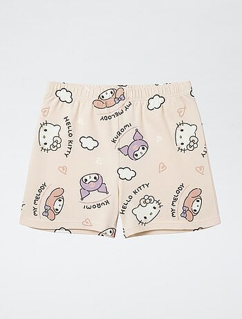 Pigiama corto 2 pezzi in jersey di cotone 'Hello Kitty'