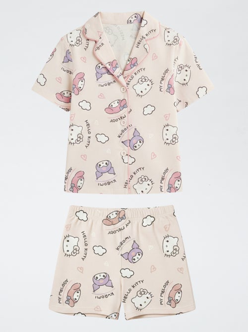 Pigiama corto 2 pezzi in jersey di cotone 'Hello Kitty' - Kiabi