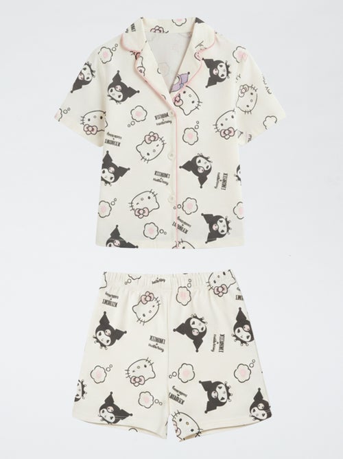 Pigiama corto 2 pezzi in jersey di cotone 'Hello Kitty' - Kiabi