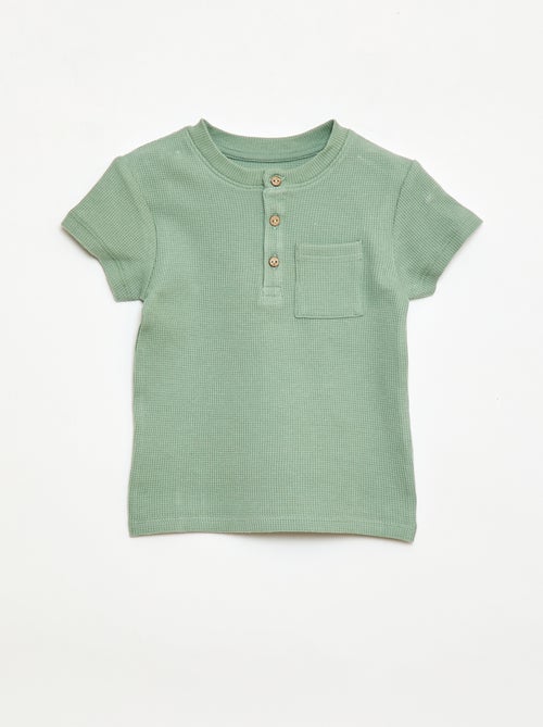 Pigiama corto 2 pezzi in maglia a costine - Kiabi