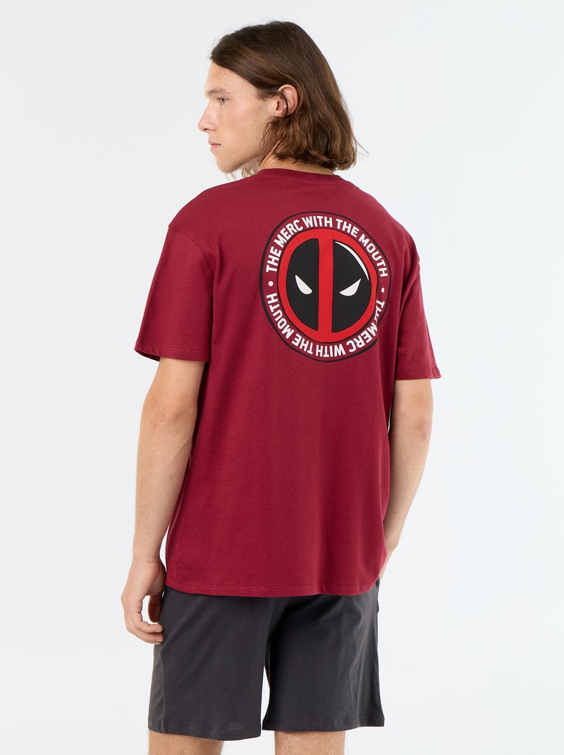 Pigiama corto 2 pezzi 'Marvel' Rosso - Kiabi