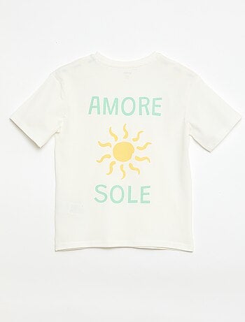 Pigiama corto 2 pezzi Short + T-shirt