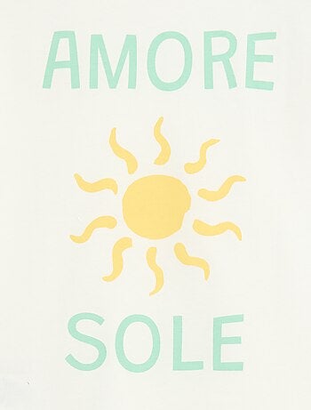 Pigiama corto 2 pezzi Short + T-shirt