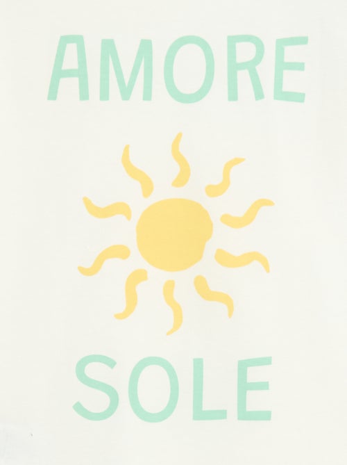 Pigiama corto 2 pezzi Short + T-shirt - Kiabi