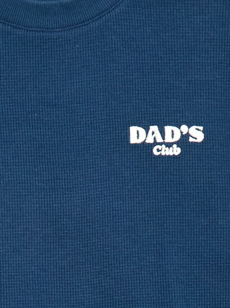 Pigiama corto 2 pezzi short + T-shirt Blu - Kiabi