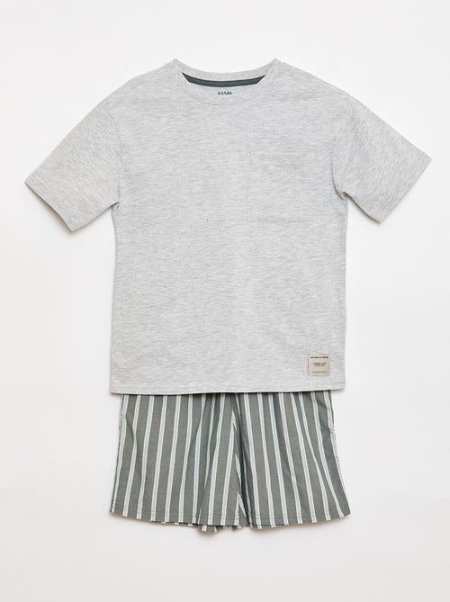 Pigiama corto 2 pezzi - Kiabi