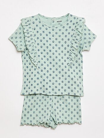 Pigiama corto 2 pezzi