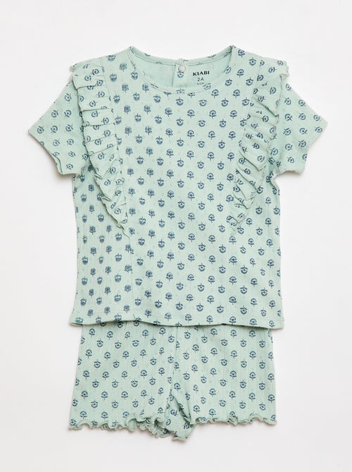 Pigiama corto 2 pezzi - Kiabi