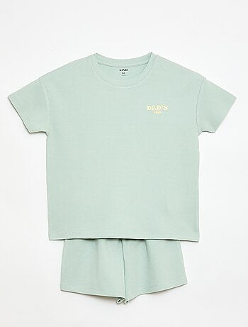 Pigiama corto 2 pezzi