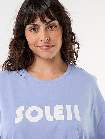 Pigiama corto a fantasia - 2 pezzi