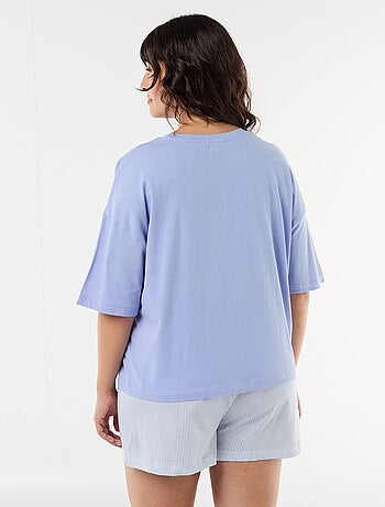 Pigiama corto a fantasia - 2 pezzi