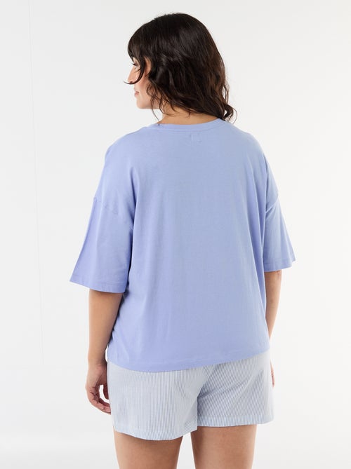 Pigiama corto a fantasia - 2 pezzi - Kiabi