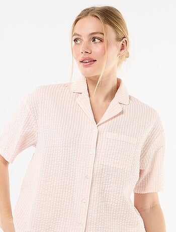 Pigiama corto a righe - 2 pezzi