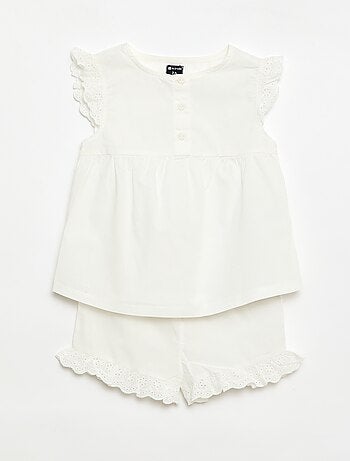 Pigiama corto canotta e shorts - 2 pezzi