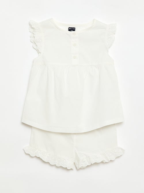 Pigiama corto canotta e shorts - 2 pezzi - Kiabi