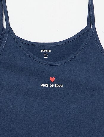 Pigiama corto canotta + pantaloncini - 2 pezzi