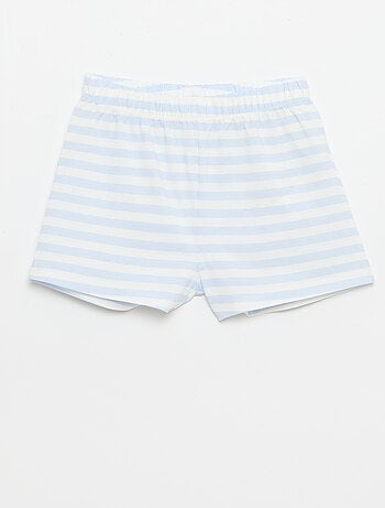 Pigiama corto canotta + pantaloncini - 2 pezzi