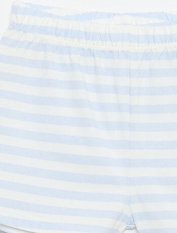 Pigiama corto canotta + pantaloncini - 2 pezzi