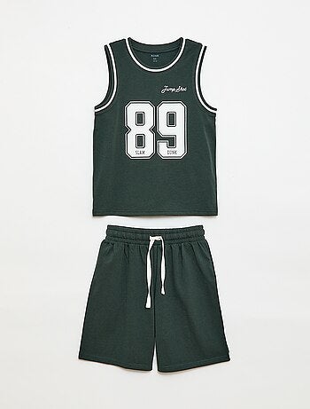 Pigiama corto canotta + shorts - 2 pezzi