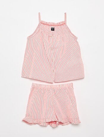 Pigiama corto canotta + shorts - 2 pezzi