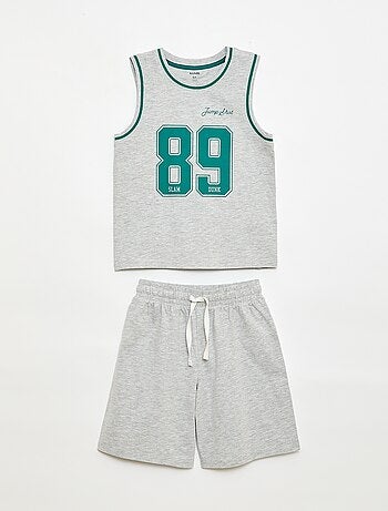 Pigiama corto canotta + shorts - 2 pezzi