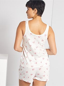 Pigiama corto 'ciliegia' - Kiabi