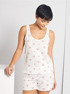 Pigiama corto 'ciliegia' - Kiabi