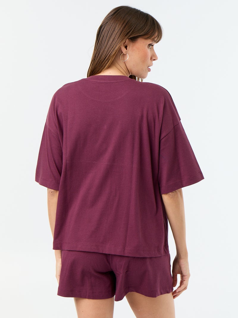Pigiama corto 'Cip & Ciop' - 2 pezzi Rosso - Kiabi