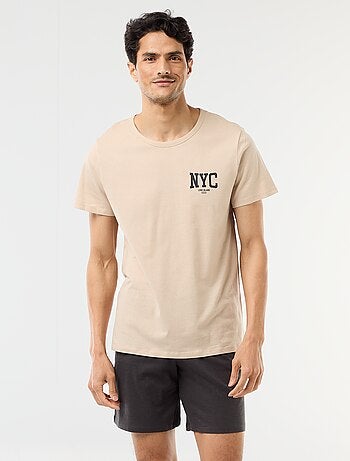 Pigiama corto composto da t-shirt + pantaloncini - 2 pezzi