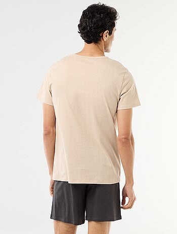 Pigiama corto composto da t-shirt + pantaloncini - 2 pezzi