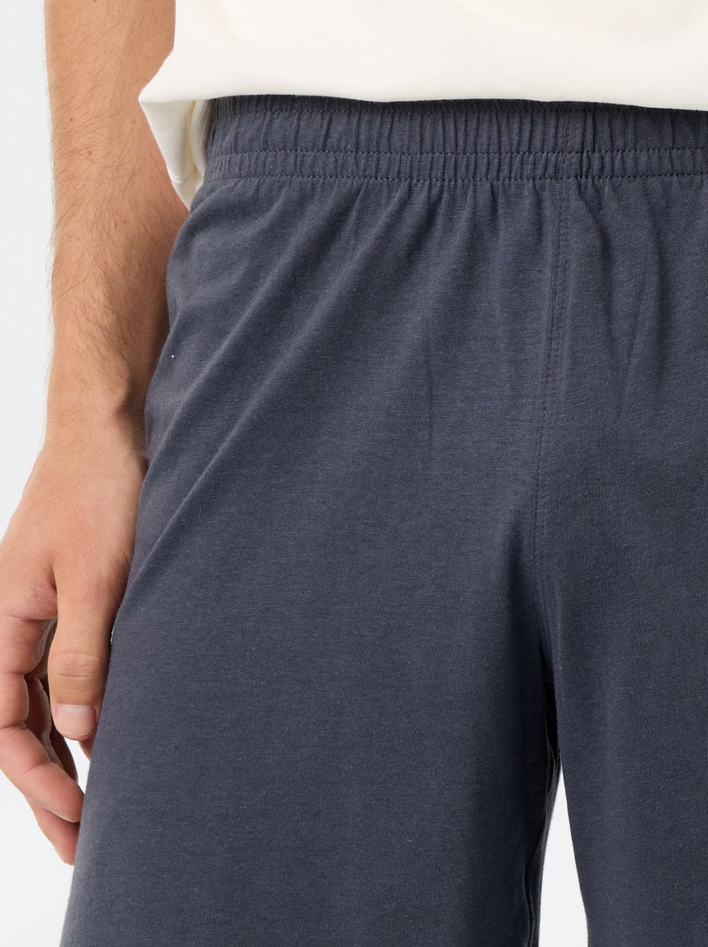 Pigiama corto composto da t-shirt + pantaloncini - 2 pezzi Bianco - Kiabi