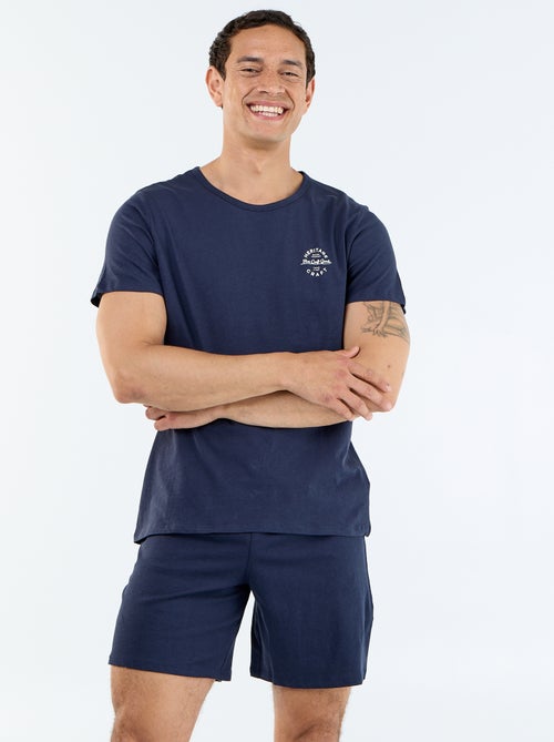 Pigiama corto composto da t-shirt + pantaloncini - 2 pezzi - Kiabi