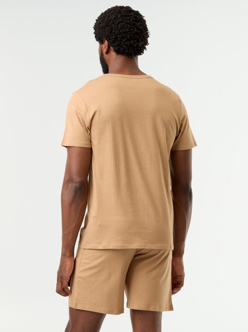 Pigiama corto composto da t-shirt + pantaloncini - 2 pezzi - Kiabi