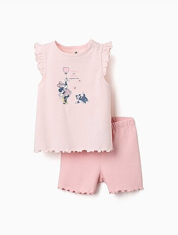 Pigiama corto con Minnie & Figaro