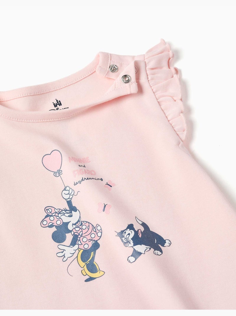 Pigiama corto con Minnie & Figaro Rosa chiaro - Kiabi