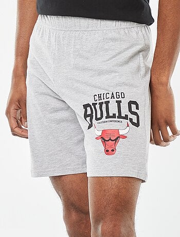 Pigiama corto con stampa 'Chicago Bulls' - 2 pezzi