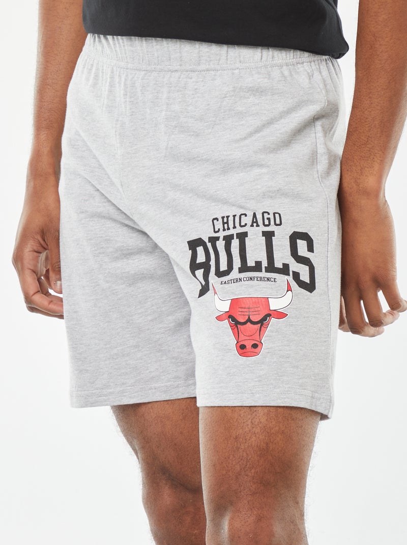 Pigiama corto con stampa 'Chicago Bulls' - 2 pezzi GRIGIO - Kiabi