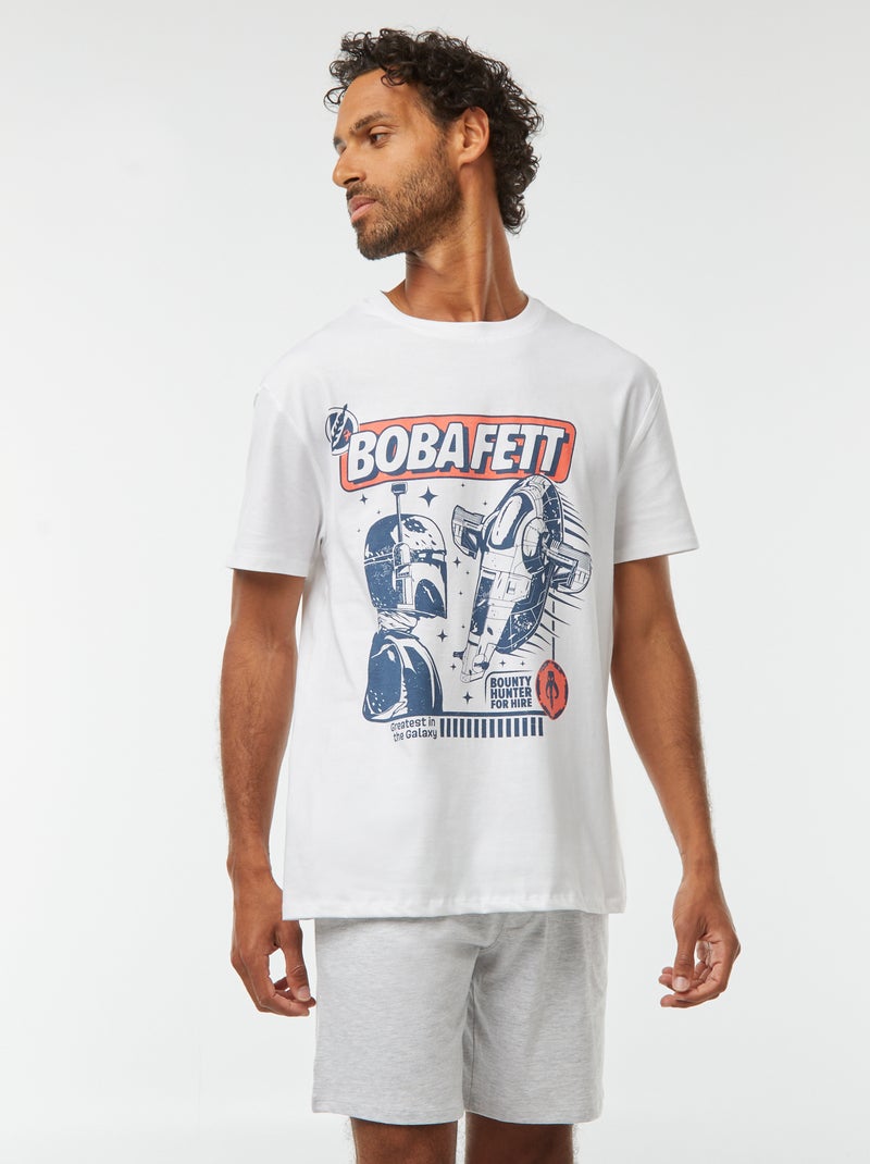 Pigiama corto con stampa 'Star Wars' - 2 pezzi BIANCO - Kiabi