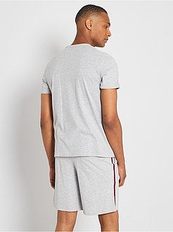 Pigiama corto con tasca sul petto - Kiabi