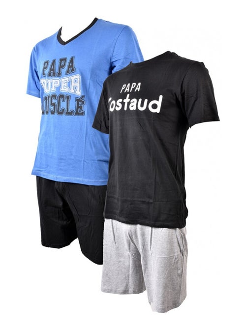 Pigiama Corto Cotone - Confezione da 2 - Kiabi