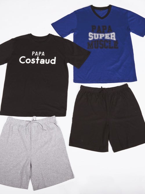 Pigiama Corto Cotone - Confezione da 2 - Kiabi