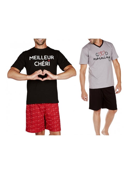 Pigiama Corto Cotone - Confezione da 2 - Kiabi