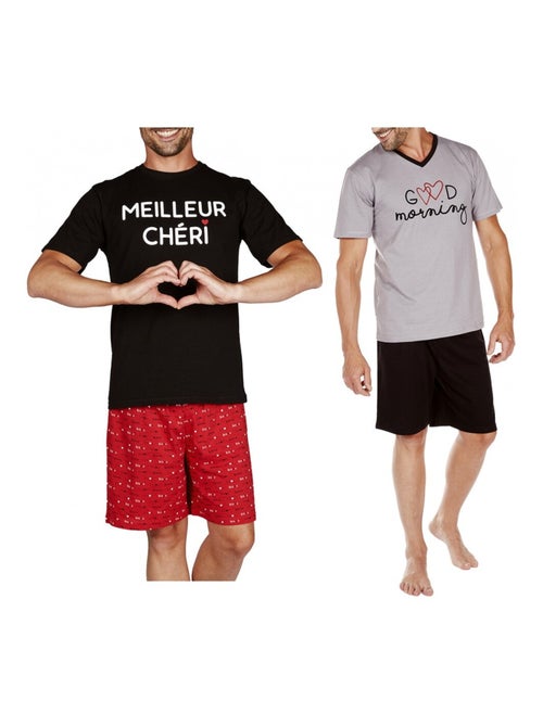 Pigiama Corto Cotone - Confezione da 2 - Kiabi