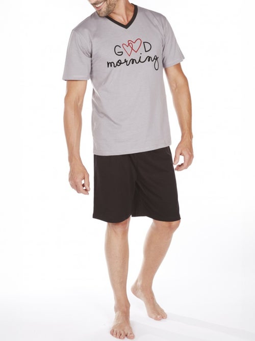 Pigiama Corto Cotone - Confezione da 2 - Kiabi