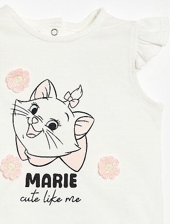 Pigiama corto "Disney" "Marie" - 2 pezzi