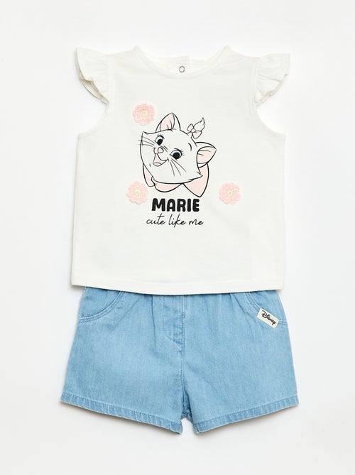 Pigiama corto "Disney" "Marie" - 2 pezzi - Kiabi