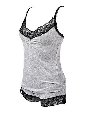 Pigiama Corto Donna TWINDAY in Cotone