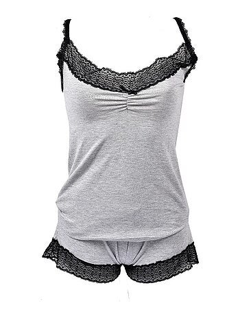 Pigiama Corto Donna TWINDAY in Cotone