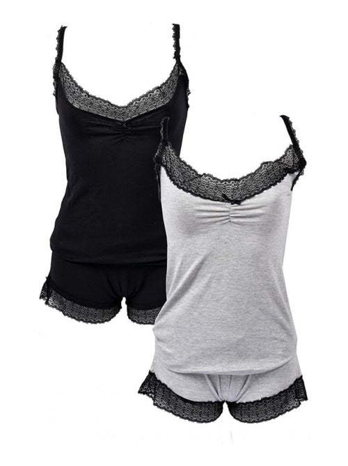 Pigiama Corto Donna TWINDAY in Cotone - Kiabi