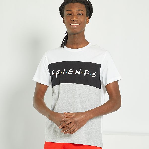 Pigiama corto 'Friends' uomo - bianco/rosso - Kiabi - 19,00€